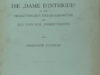 Dietscht, Charlotte. Die Dame d'iintrique in der französischen Originalkomödie des XVI. und XVII. Jahrhunderts.