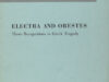 Solmsen, F. Electra and orestes.