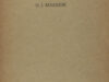 Makkink, H.J. Philip Massinger and John Fletcher, a comparison.