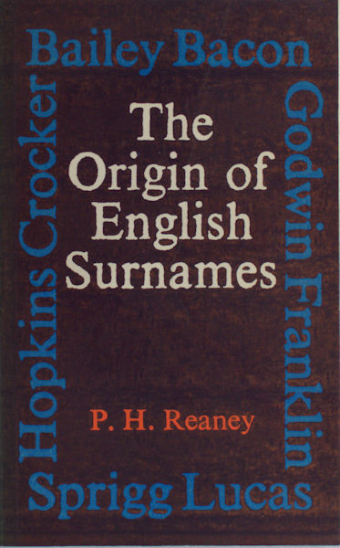 Bacon, Bailey. The origin of English surnames.