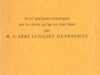 Dufresnoy, Lenglet. Catalogue des meilleures cartes géographiques, Générales et particulières.