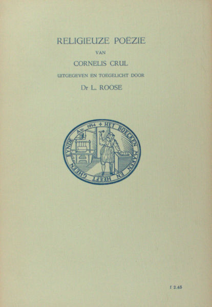 Crul, Cornelis. Religieuze poëzie.