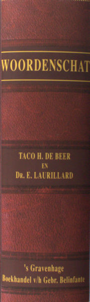 Beer, Taco H. de & E. Laurillard (red.). Woordenschat.