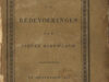 Nieuwland, Pieter. Gedichten en redevoeringen.