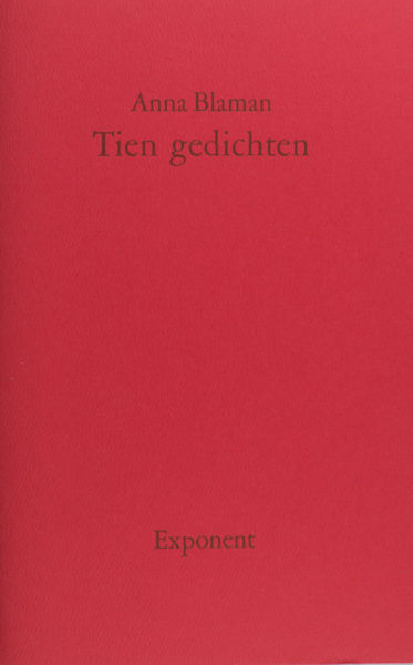Blaman, Anna. Tien gedichten.