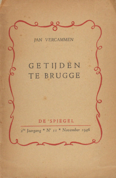 Vercammen, Jan. Getijden te Brugge.