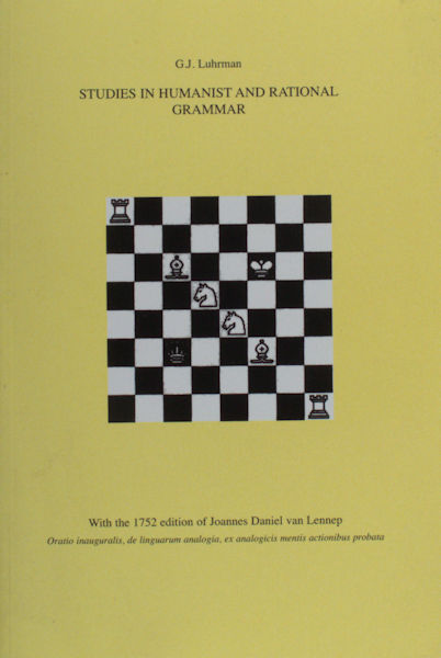 Luhrman, G.J. Studies in humanist and rational grammar.