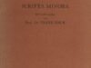 Baur, Frank. Scripta minora.