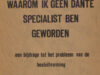 Morriën, Adriaan. Waarom ik geen Dante specialist ben geworden.