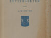 Ovink, G.W. De ontembare lettergieter.