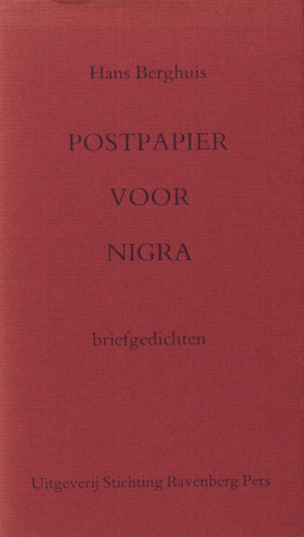 Berghuis, Hans. Postpapier voor Nigra.