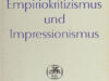 Diersch, Manfred. Empiriokritizismus und Impressionismus.