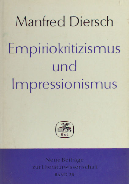 Diersch, Manfred. Empiriokritizismus und Impressionismus.