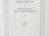 Neruda, Pablo. Ode aan de typografie.