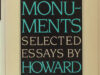 Moss, Howard. Minor monuments.