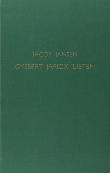 Jansen, Jacob. Gysbert Japicx 'Lieten.