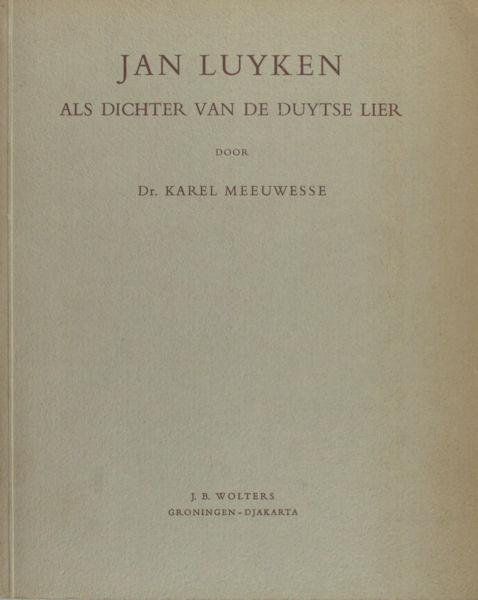 Meeuwesse, Karel. Jan Luyken als dichter van De Duytse Lier.