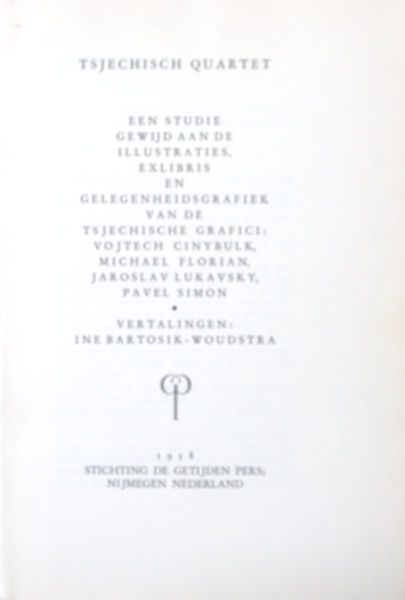 Schelling, H.G.J. (voorwoord). Tsjechisch quartet.