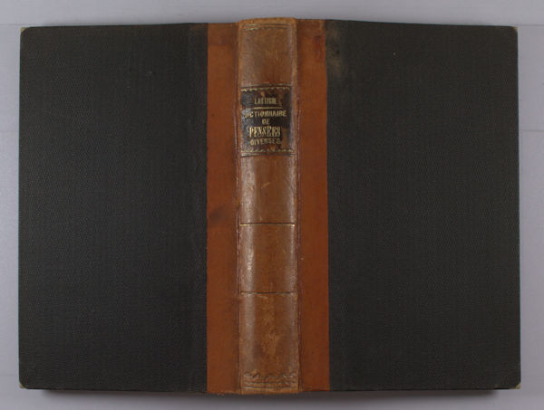 Lartigue, Gustave de. Dictionnaire de pensées diverses.