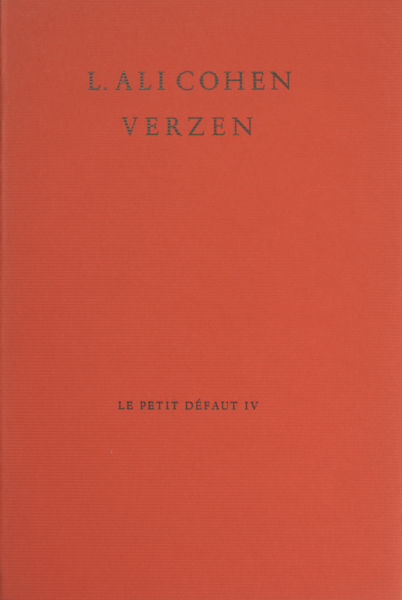 Ali Cohen, L. Verzen.
