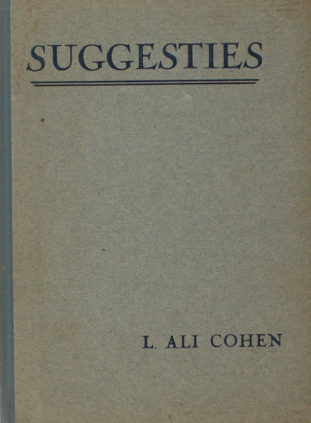 Cohen, L. Ali. Suggesties
