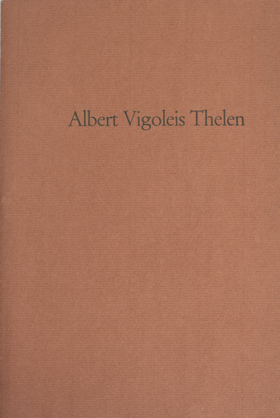 Thelen, Albert Vigoleis. Mein Name ist Hase.