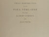 Verwey, Albert (gedicht) en Jan Veth (portret). Twee portretten van Paul Verlaine.