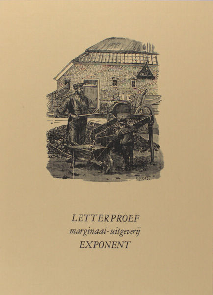 (Wielinga, Menno). Letterproef marginaal-uitgeverij Exponent.