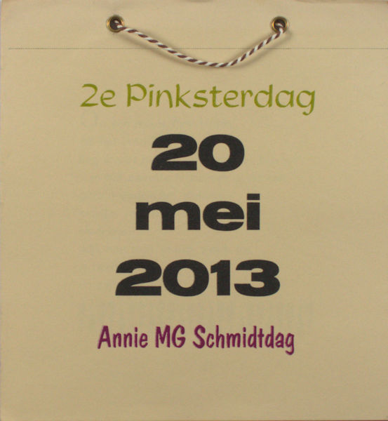 Schmidt, Annie M.G. 2e Pinksterdag.