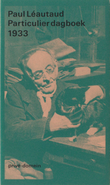 Léautaud, Paul. Particulier dagboek 1933.