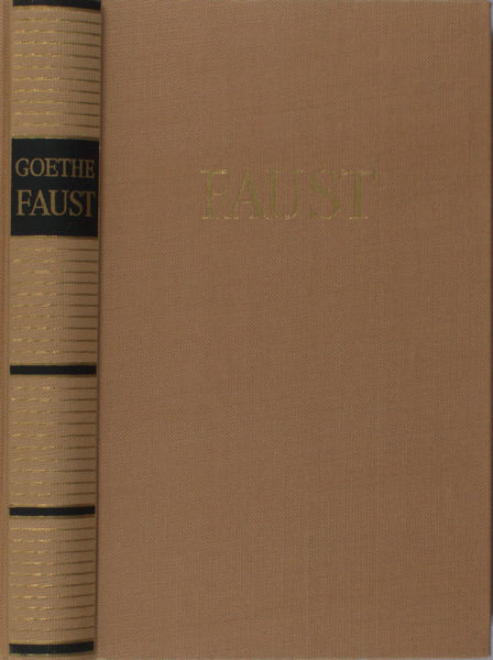 Goethe, Johann Wolfgang von. Faust. eine Tragödie.