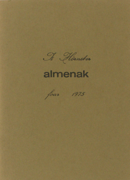 It Hörnster Almenak foar 1975.