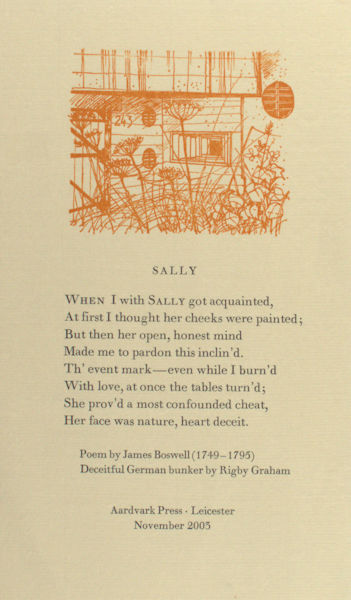 Boswell, James. Sally.