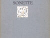 Goethe, (J.W. von.) Sonette.