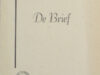 Asscher, Maarten. De brief.