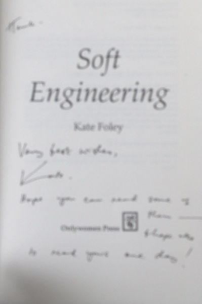 Foley, Kate. Soft Engineering.