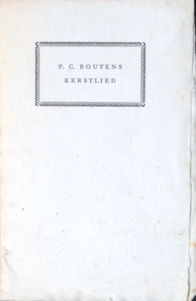 Boutens, P.C. Kerstlied.