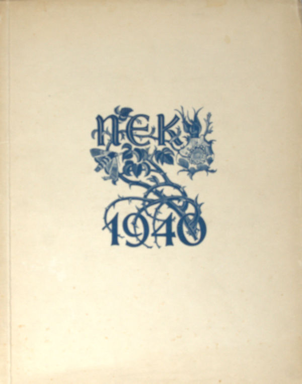 N.E.K. Uitgave van de Groot-Nederlandsche Kring van vrienden, verzamelaars en ontwerpers van exlibris en gelegenheidsgrafiek 1940.