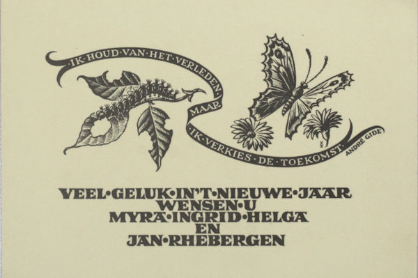 Voss, H.D. Nieuwjaarswens familie Rebergen.