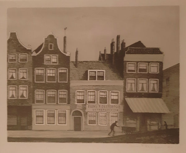 Kempers, Mart. Bloemgracht in Amsterdam (Firma N Tetterode, Lettergieterij).