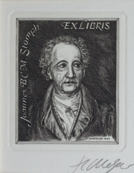 Metzler, Hansjörg. Exlibris voor Joannes B.C.M. Stomph.