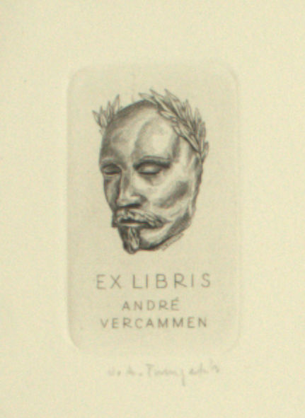 Svengsbir, Jiri. Exlibris voor André Vercammen.