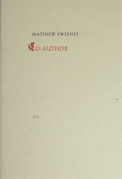 Sweeney, Matthew. Co-author. In memoriam John Hartley Williams.