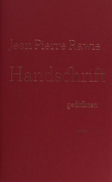 Rawie, Jean Pierre. Handschrift.