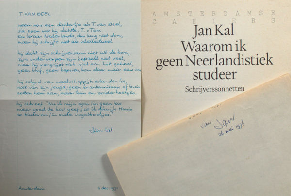 Kal, Jan. Waarom ik geen Neerlandistiek studeer.