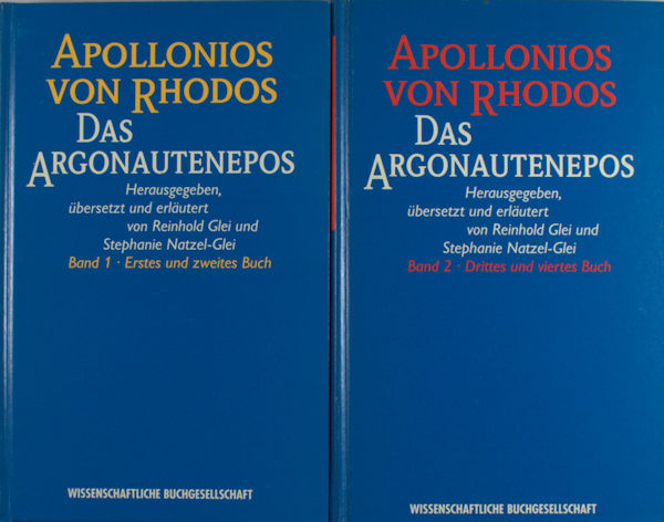 Apollonios van Rhodos. Das Argonautenepos. Band 1. Erstes und zweites Buch. Band 2. Drittes und viertes Buch.