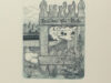 Vries, Yvonne de. Negen etsen exlibris en gelegenheidsgrafiek.