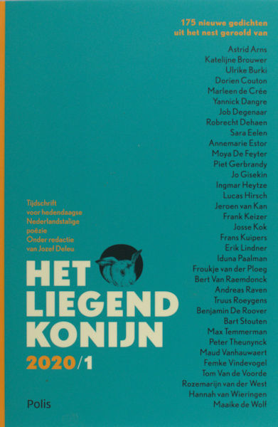 Deleu, Jozef (ed.). Het Liegend Konijn. 2020-1. Tijdschrift voor hedendaagse Nederlandstalige poezie.