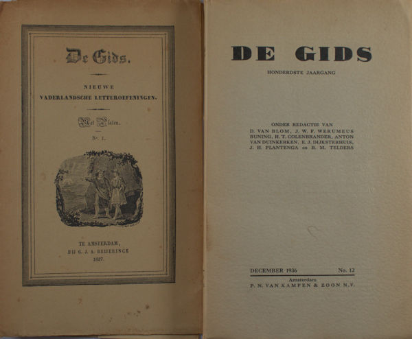 Duinkerken, Anton van. Honderd jaar letterkundige kritiek in De Gids.