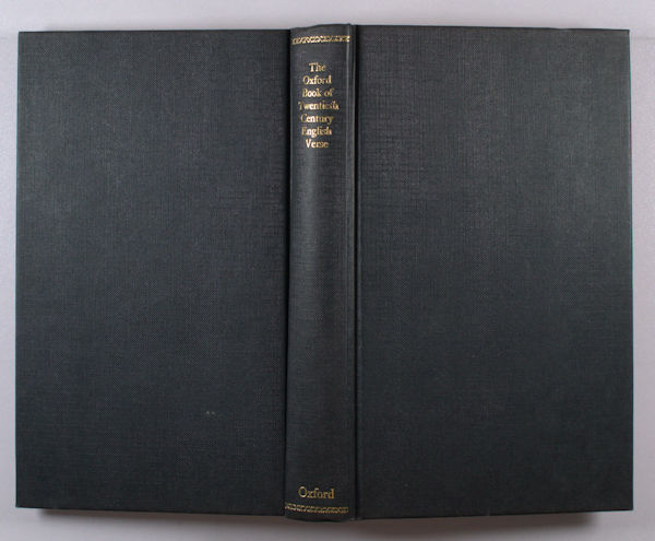 Larkin, Philip (Chosen by). The Oxford book of twentieth century English verse.